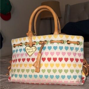 Dooney & Bourke Colorful Heart Satchel